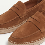 Riviera | Espadrillas in Camoscio — Marrone