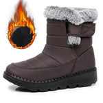 Women's Plush-Lined Slip-On Winter Boots