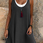 Carla | Two-piece sleeveless dress, loose and casual style