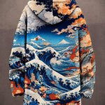 Celeste Ocean Art Hooded Jacket
