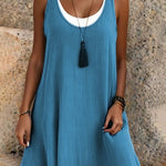 Carla | Two-piece sleeveless dress, loose and casual style