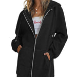 Fleece Hoodies Tunic Long Hoodie Jacket - Zeagoo (Us Only)