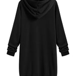 Fleece Hoodies Tunic Long Hoodie Jacket - Zeagoo (Us Only)