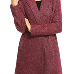 Lapel Single Breasted Wool Blend Trench Coat - Zeagoo (Us Only)