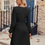 Zeagoo Women's Casual Knit Sweater Dress with Pockets