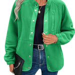 Zeagoo Women's Cozy Fleece Jacket Western Aztec Print Coat