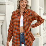 Zeagoo Long Sleeve Plaid Shirt for Women Flannel Button Down Shirts