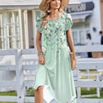 Casual A-Line Flowy T-Shirt Dress with Pockets (US Only)