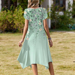 Casual A-Line Flowy T-Shirt Dress with Pockets (US Only)