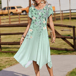 Casual A-Line Flowy T-Shirt Dress with Pockets (US Only)