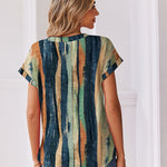Dressy Casual Short Sleeve Henley Tops (US Only)