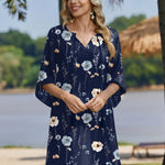Zeagoo Women's Boho Mini Dress with Pockets (US Only)
