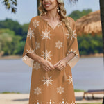 Zeagoo Women's Boho Mini Dress with Pockets (US Only)