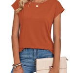 Zeagoo Effortless Style Cap Short Sleeve Tops for Women Casual Work Office Loose Fit 2026 | Under $25