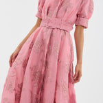 Lily Turner | Elegant Puffed Sleeve Maxi Dress For Women