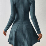 Mia Muse Mock Neck Knit Dress