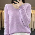 V|C - Classic V-Neck Knit Sweater Cynthia
