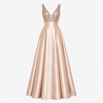 Amelia Robertson | Sequined Gown Formal Maxi Dress For Women