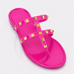 Candace Gold Stud Sandals