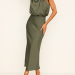 Aurora Bellini | Satin Midi Dress For Women