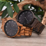 Elias Walnut Wood Quartz Watch