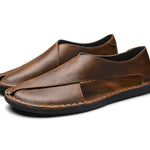 Halden Crosscut Leather Sandals