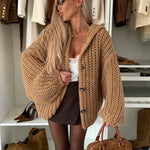 Maïa | Gilet en maille épaisse à boutons