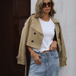 Cléo | Trench-coat cropped à l'esprit urbain