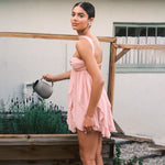 Air | Robe romantique à dos nu avec une touche estivale