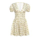 Flora | Robe courte à fleurs