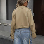 Cléo | Trench-coat cropped à l'esprit urbain