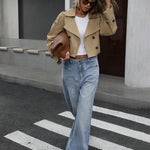 Cléo | Trench-coat cropped à l'esprit urbain