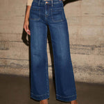 Alia | Jean taille haute coupe large