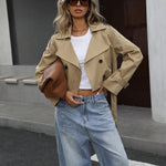 Cléo | Trench-coat cropped à l'esprit urbain