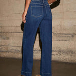 Alia | Jean taille haute coupe large