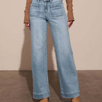 Alia | Jean taille haute coupe large