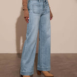 Alia | Jean taille haute coupe large