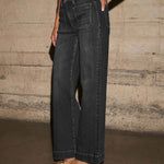 Alia | Jean taille haute coupe large