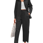 Linen Shirts Loose Long Pants Beach Outfits - Zeagoo (Us Only)