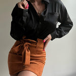 Satin Silk Button Down Shirts - Zeagoo (Us Only)