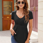 V Neck Tunic Tops - Zeagoo (Us Only)