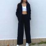 Linen Shirts Loose Long Pants Beach Outfits - Zeagoo (Us Only)