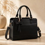 Valeria | Bow Accent Satchel Handbag