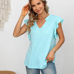 Shirts Short Sleeve Loose T Shirt Blouses - Zeagoo (Us Only)