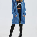 Fleece Hoodies Tunic Long Hoodie Jacket - Zeagoo (Us Only)
