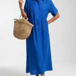 Adèle | Robe chemise fluide estivale