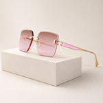 Bristowe Rimless Alloy Sunglasses