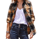 Long/Roll Up Sleeve Cotton Plaid Shirts - Zeagoo (Us Only)