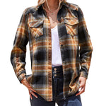 Long/Roll Up Sleeve Cotton Plaid Shirts - Zeagoo (Us Only)