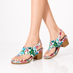 Camila Floral Heel Sandals